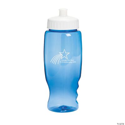 Personalized Blue Shooting Star Water Bottles