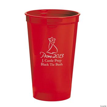 Personalized Red 2013 Prom Night Tumblers