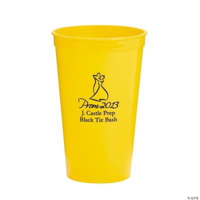 Personalized Yellow 2013 Prom Night Tumblers