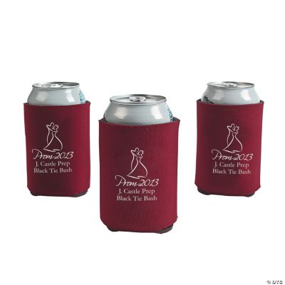 Personalized Burgundy 2013 Prom Night Can Covers