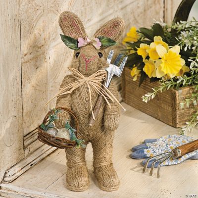 Jute Bunny Décor