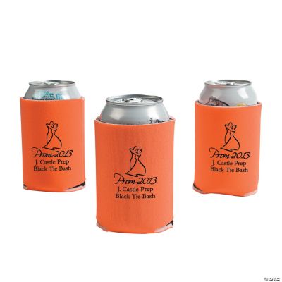 Personalized Orange 2013 Prom Night Can Covers