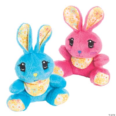 Plush Bunnies With Scarf