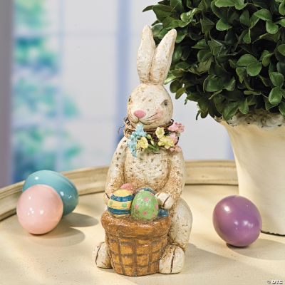 White Papier-Mâché Bunny