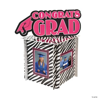 Zebra Grad Centerpiece