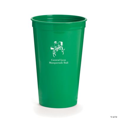 Personalized Green Masquerade Tumblers