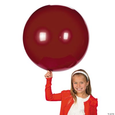 Sparkling Burgundy Round Latex Balloons - 36