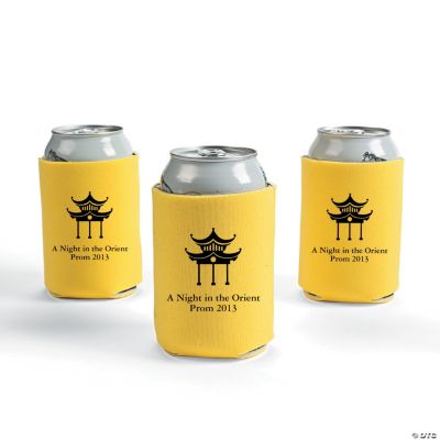 Personalized Asian Can Covers - Yellow