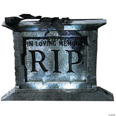 Tombstone Pedestal With Rose