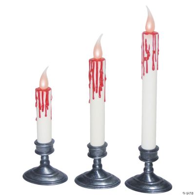 Dripping Blood White Candles