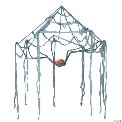 Spider Canopy Web With Light-Up Eyes
