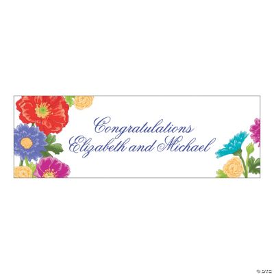 Personalized Medium Love In Bloom Banner