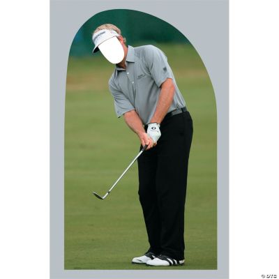 Golf Man Stand In Stand-Up
