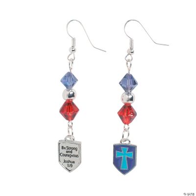 Religious Shield Earrings Craft Kit