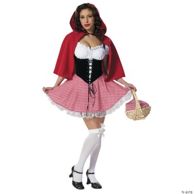 Red Hot Riding Hood Gingham Adult Women’s Costume