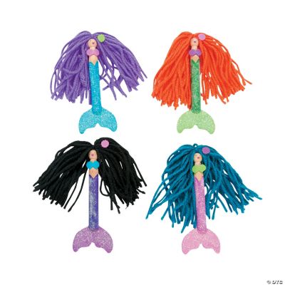 Clothespin Mermaid Craft Kit Oriental Trading