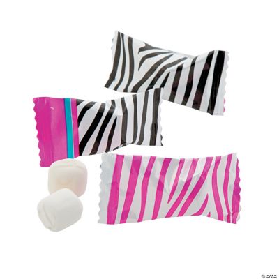 Bright Zebra Print Buttermints