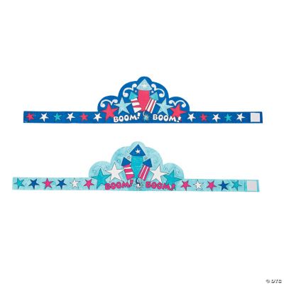 Color Your Own 4th Of July Crowns