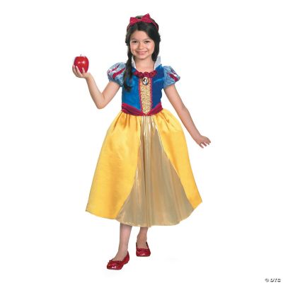 Snow White Lamé Deluxe Girl’s Costume
