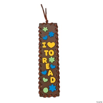 Imitation Leather Bookmark Craft Kit