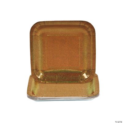 Gold Glitz Dessert Plates