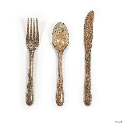 Gold Glitz Cutlery