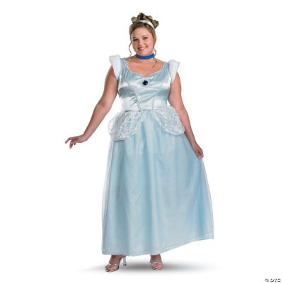 Cinderella Deluxe My Size Adult Women’s Costume