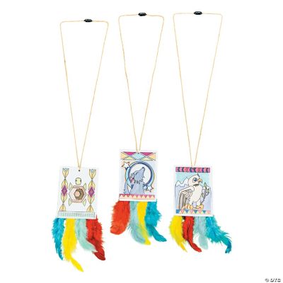 Color Your Own Native American Necklaces