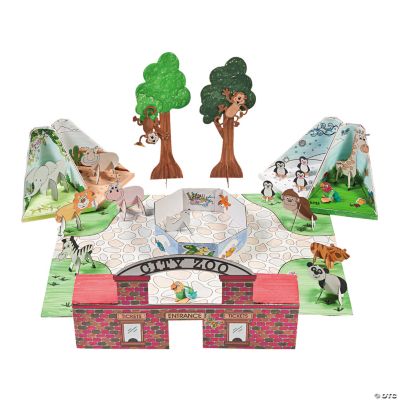 Color Your Own 3D Zoo