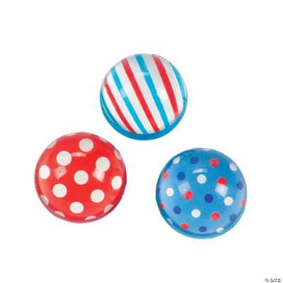 Red, White & Blue Bouncing Balls
