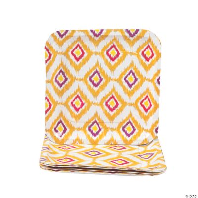 Ikat Dinner Plates