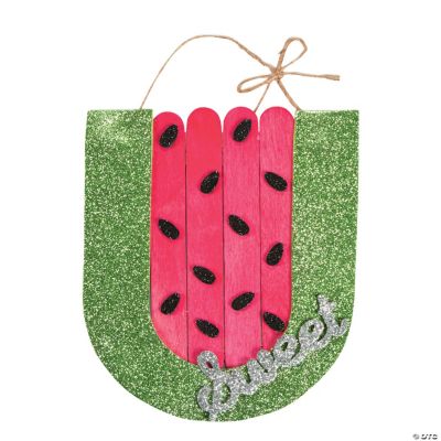 Watermelon Craft Stick Ornament Craft Kit