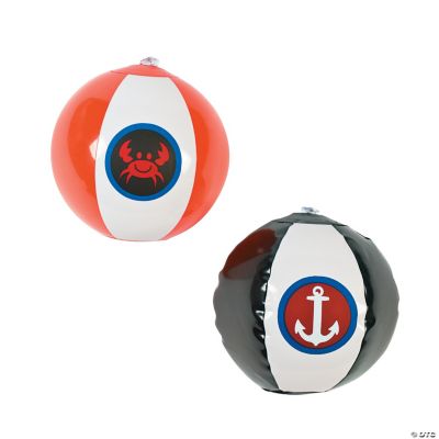 Inflatable Mini Nautical Beach Balls