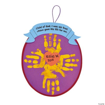 Handprint Cross Sign Craft Kit