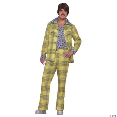 Leisure Suit 70s Plaid Adult Men’s Costume