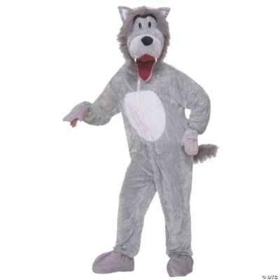 Wolf Grey Mascot Adult Costume