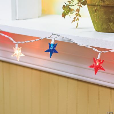 Red, White & Blue Mini Star Lights