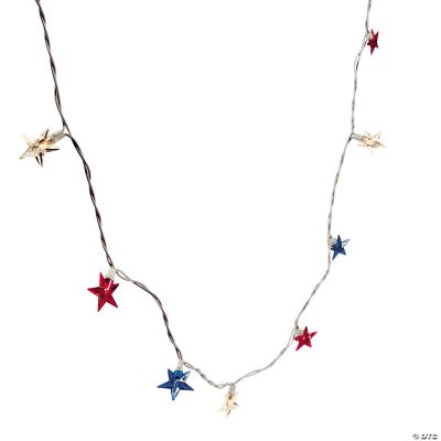Red, White & Blue Mini Star Lights