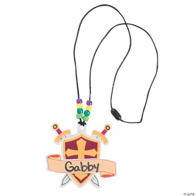 Coat Of Arms “Mighty Kingdom” Name Tag Holder Craft Kit
