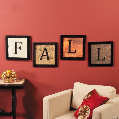 Fall Framed Scrapbook Art