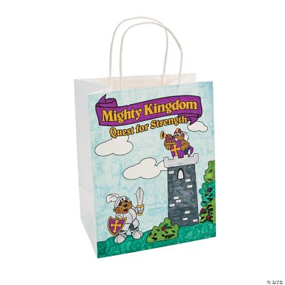 Color Your Own “Mighty Kingdom” Take Home Bags