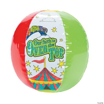 Color Your Own “Over The Top” Inflatable Beach Balls