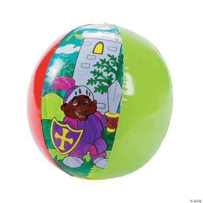 Color Your Own “Mighty Kingdom” Inflatable Beach Balls