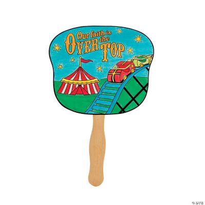 Color Your Own “Over The Top” Fans