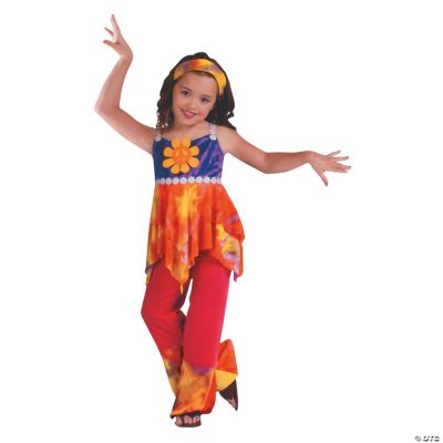 Hippie Tie Dye Girl’s Costume
