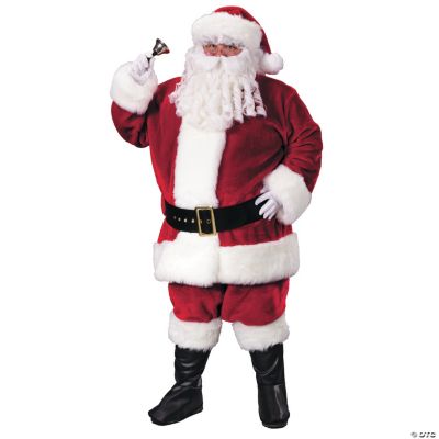 Santa Suit Premium Plush Large Adult Men’s Costume