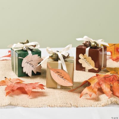 Fall Leaves Placecard Favor