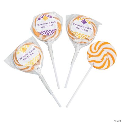 Personalized Summer Ikat Swirl Pops