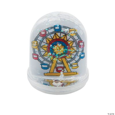 Color Your Own “Over The Top” Roller Coaster Water Globes