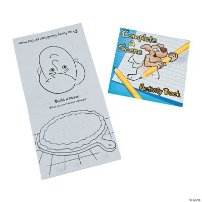 Complete-A-Scene Activity Books